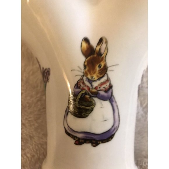World of Beatrix Potter Peter Rabbit Vase Handled Basket, Frederick Warne, 2002 - Picture 5 of 10